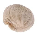 Fityle 1/8 Mini BJD Dolls Hair Short Beige Wig