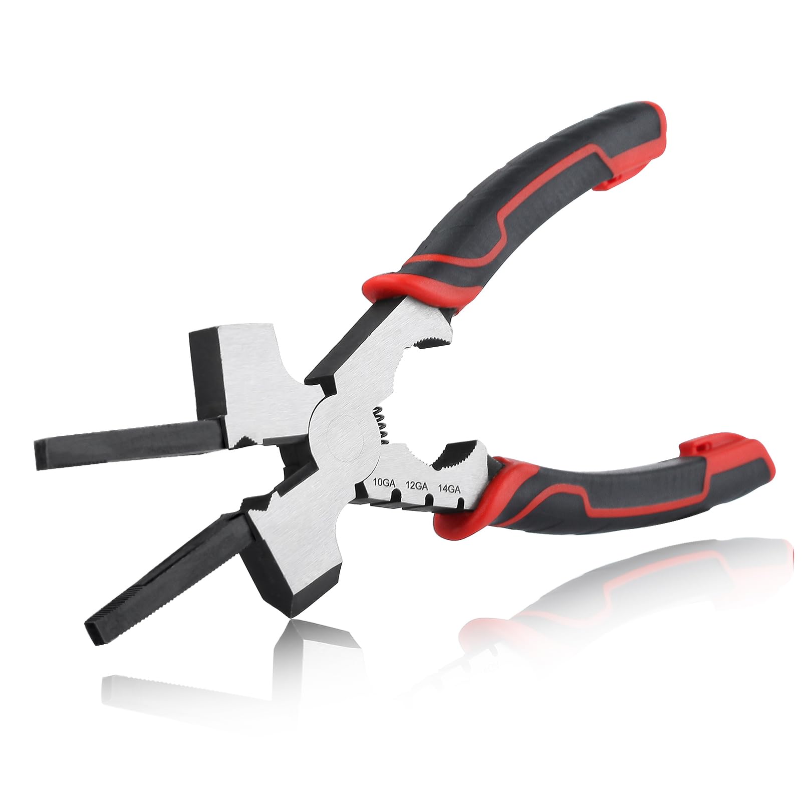 SPEEDWOX MIG Welding Pliers with Measurement Holes 7 in 1 Multi-Function Welding Pliers Mig Welder Welding Tools Slag Hammer Welding Accessories and Tools for Scraping Spatter Gripping Drawing Wire — image 1