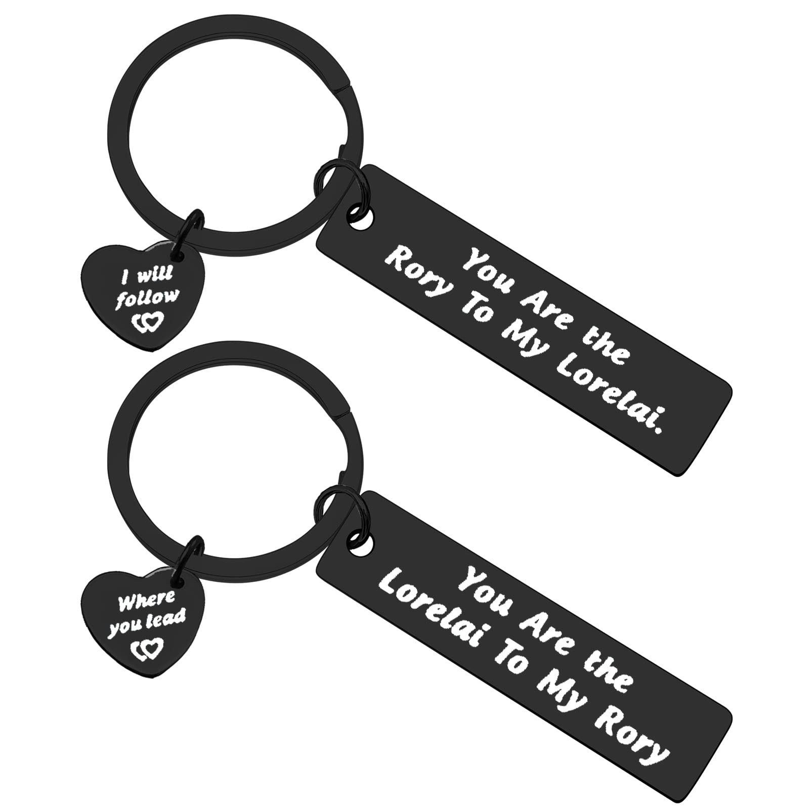 Ximalun Mother Daughter Gifts Keyring You are The Lorelai to My Rory Keyring Set TV Show Inspired Gift Mothers Day Gifts Christmas Birthday Gifts Gilmore Girls Gift for Best Friend Sister