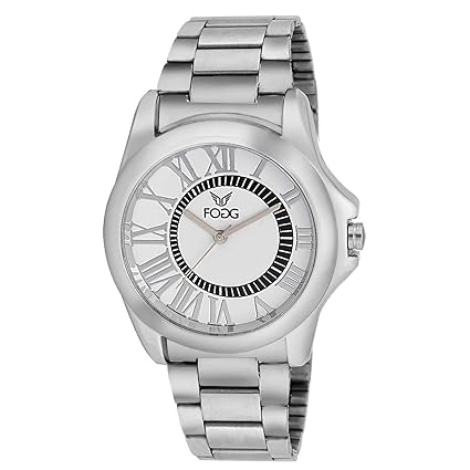 Analog White Dial Mens Watch 12012-WH