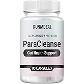 Nukupuns Runmdeal Gut Cleanse - Gut Cleanser and Colon Support Supplement, Help Colon Cleanse for Women & Men, Non-GMO Formula, 60 Capsules
