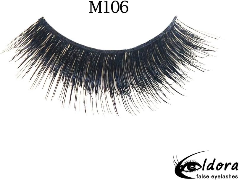 Eldora False Eyelashes M106 Multi-Layered, Multicolour