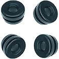 amavoler Rubber Grommets Saddle Bags Saddlebag Compatible for Harley Touring Street Glide/Electra Glide/Road Glide/Road King (1996-2013) (4 Pcs Grommets)