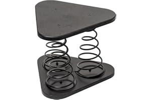 Hunkerin Stool Squat Training & Mobility Device for Posture Core Strength Back Pain Relief & Flexibility | Ergonomic Deep Squat Stool (Chair) for Athletes or Office | Compact & Portable | Black