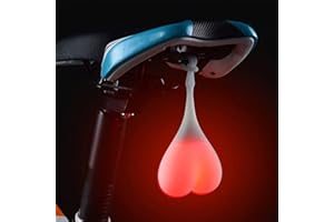 YUERWOVER Bike Reflectors LED Bicycle Rear Lights Night Essential Cycling Balls Tail Light Seat Back Egg Lamp Waterproof Silicone Warning Light for Truck