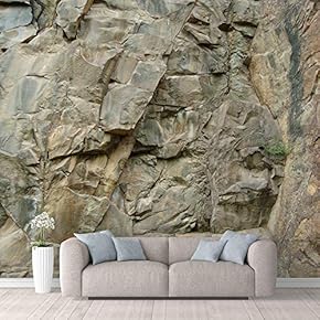 Wall Mural Sand Square Rock Background Removable Self-Adhesive Large Wallpaper - 66x96 inches