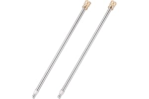 JOEJET Power Washer Extension Wand, 17 Inch Stainless Steel Pressure Washer Lance with 1/4 Inch Quick Connect, 2 Pack