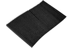 CLOUDPOWER Milling Machine Tool Foldable Accordion Bellows Cover Rubber Dust Protective Cover, For Milling Machine Part Accordion Way Shield Guard 1.5M(300mm)