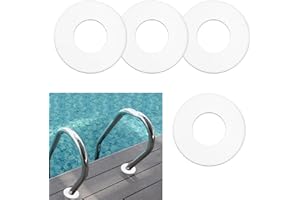 4Pcs Escutcheon Plates Pool, Rubber Pool Ladder, Escutcheon Plate Pool Ladder, Escutcheon Plate, Escutcheon Cover Holes in Po
