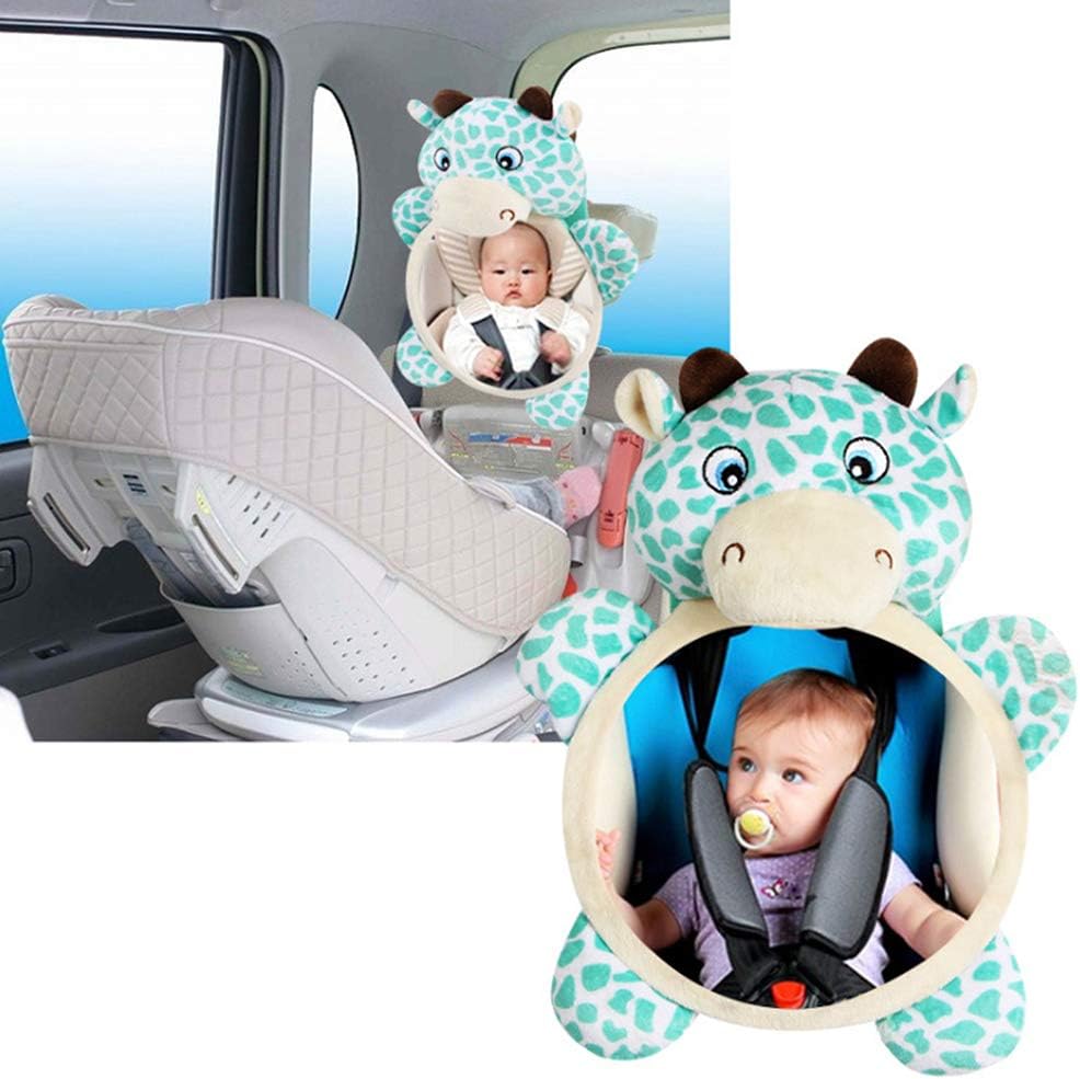 Miroir Reglable De Siege Denfant De Voiture Faisant Face Arriere Pour Les Parents Voyageant Avec Une Vache De Jeunes Enfants Zyezi Miroir De Voiture De Bebe Accessoires Bebe Puericulture