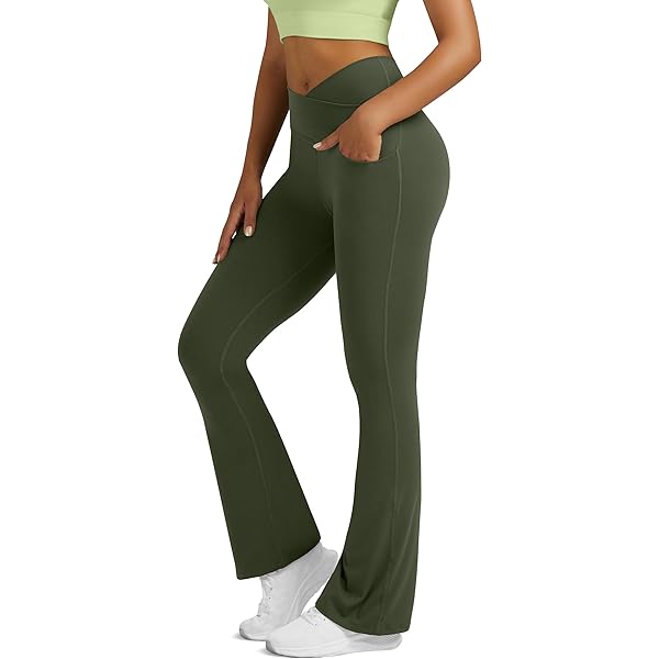 Maternity Pants V VOCNI For Work Flare Leggings Bootcut Yoga