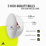 JOOLA Duo PRO Table Tennis Set 2 Bats 3 Balls with Cover Red Black 6 Pieces view 6