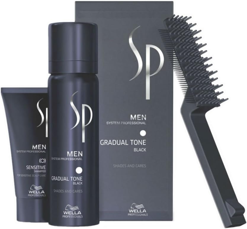 Wella System Professional Men Natural Shade Gradual Tone Black 90ml