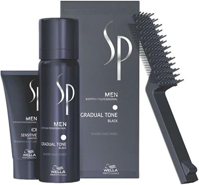Wella System Professional Men Natural Shade Gradual Tone Black 90ml