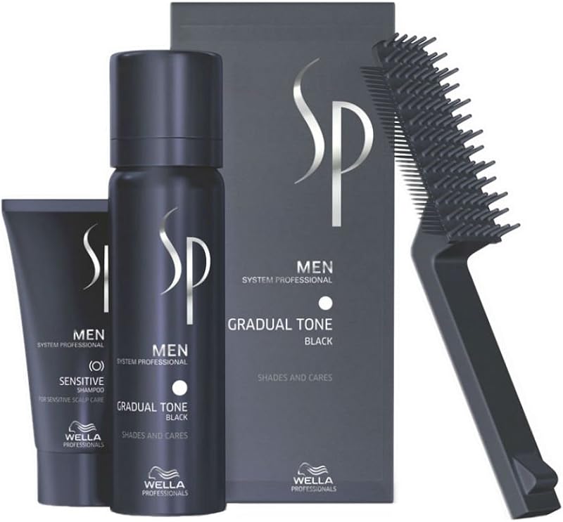Wella System Professional Men Natural Shade Gradual Tone Black 90ml