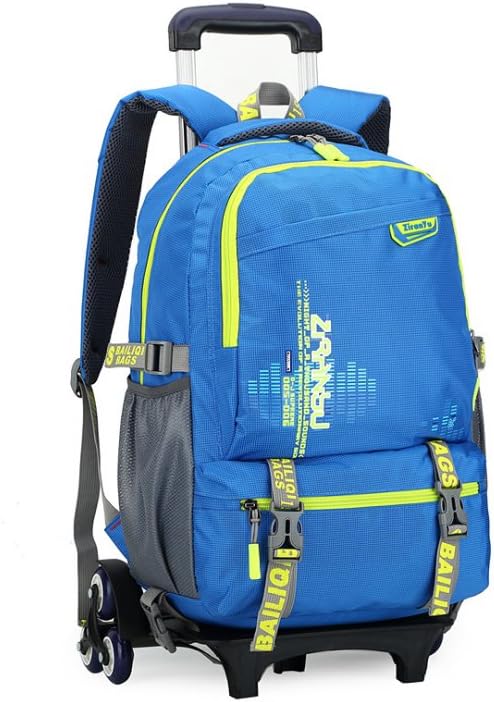 YUB Children School Bag Backpack 1 - 6 Grade Kids Bags Trolley Bag Six - wheels