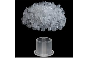 100pcs Tattoo Ink Caps with Base 11 * 10mm for Makeup Pigment Clear Container Cup Moricher Tattoo Accessory