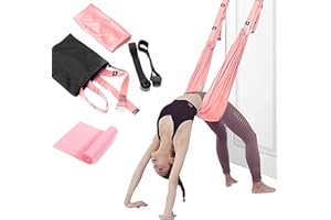 Kvittra Upgraded Yoga Strap for Stretching, Leg Stretcher Pilates Equipment for Home Gym, Back Bend Assist Trainer Waist Flexibility Workout Bands for Physical Therapy Ballet Dance Splits Gymnastics