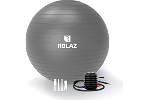 ROLAZ Exercise Ball Yoga Stability Ball Women Pregnancy Birthing Office Chair Ball for Fitness Workout Balance