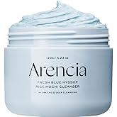 ARENCIA Hyssop Brightening & Deep-Cleansing Face Scrub & Exfoliator - for All Skin Types, Acne-Prone Skin & Blackheads (4.23oz)
