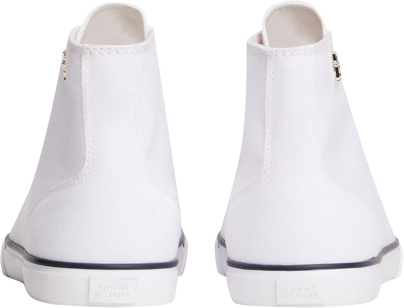 Haut Taille mi-Haute Th Chic Low Profile Mid Cut FW0FW09356 pour Femme, Blanc (Blanc), 38 — photo 2 sur 5
