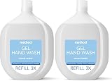Method Hand Wash Refill 2 x 1L Gentle Cleansing Fresh Sweet Water Scent view 1