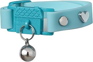 Kittyrama Aqua Kitten Collar with Bell. Cat Friendly Award Winner. Approved by Vets and Cat Experts. Breakaway Cat Collars Quick Release. Kitten Collar. Won't Rub Fur. Lightweight, Soft & Comfy