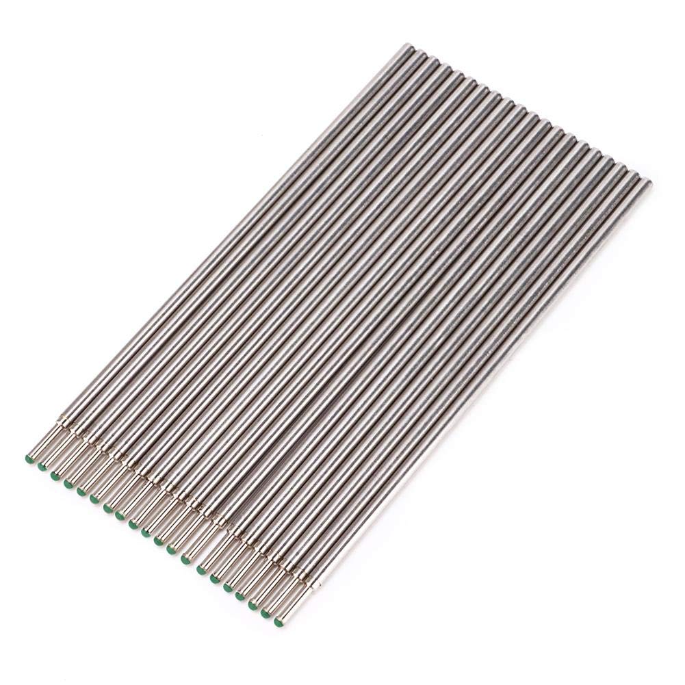 Temporary Tattoo Marker, 20pcs/Box Tattoo Skin Marker Pen Cores Tattoo Marking Pen Refill Accessory Tattoo Pen Core for Professional Body Art Pens and Eyeliner (green)