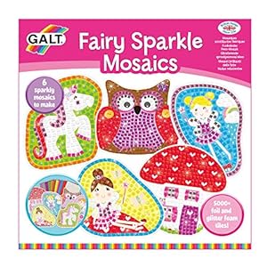 Galt-Toys-Fairy-Sparkle-Mosaics-Kids-Craft-Kits-Ages-5-Years-Plus Galt Toys, Fairy Sparkle Mosaics, Kids' Craft Kits, Ages 5 Years Plus