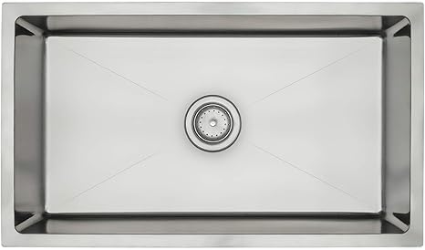 ZUHNE - Fregadero de cocina profesional de acero inoxidable de 31