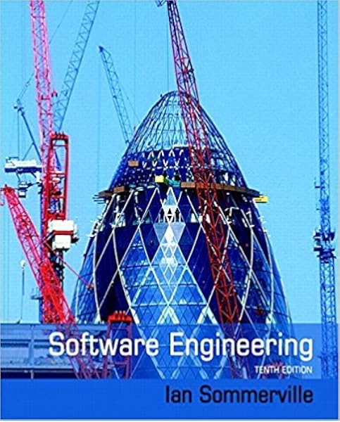 Software Engineering 10th Edition Sommerville Ian
