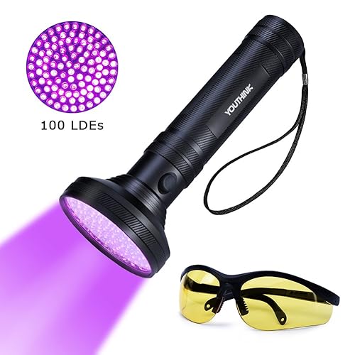 UV Torch, Vansky Pets Black Light 12Led Lights UV Dogs/Cats Urine