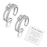 beemean To My Daughter Fidget Ring for Anxiety for
