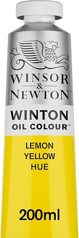 Winsor & Newton Winton Lemon Yellow Hue 200ml Oil Colour