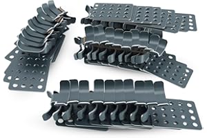 Roof Clips, for Roof De-Icing Heating Cable with Self-Regulating Gutter Heater Tapes,Durable Mounting Clips Fit for Roof and 