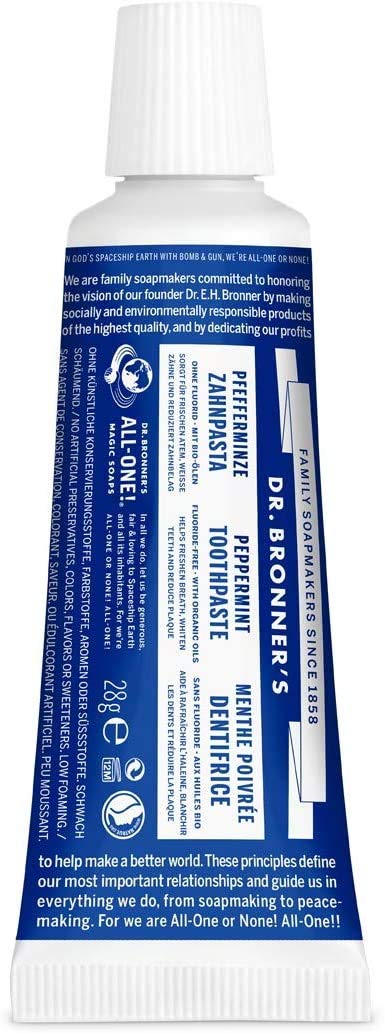 Toothpaste Peppermint Dr. Bronner's 5 oz Paste (2) by Dr. Bronner's