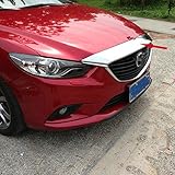 Generic Fit For 2014 2015 2016 2017 Mazda 6 ATENZA M6 Chrome Front Hood Grill Cover Bonnet Trim