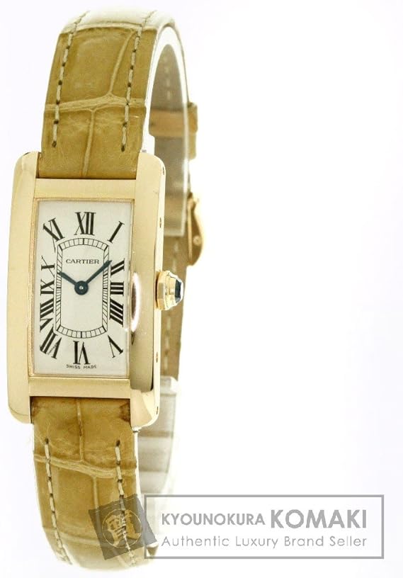 Amazon Cartier カルティエ 2503 Sm タンクアメリカン 腕時計 K18ピンクゴールド 革 レディース 中古 レディース腕時計 腕時計 通販