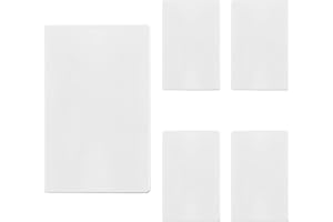 TG Screwless Blank Wall Plate, Child Safe Blank Device Outlet Cover, Standard Size, 1-Gang 11.88cm x 7.44cm, Polycarbonate Th