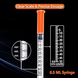 0.5ML Syringe, Lab Supplies Syringes 30G 5/16