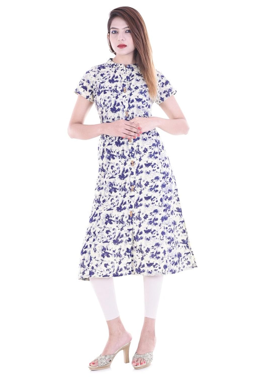 rajmandirfabrics women's cotton straight printed kurti (pk1015499 _multi-coloured_ )