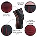 Knee Brace - Knee Sleeve - Knee Support - Compression Knee Brace for Running CrossFit Powerlifting - Knee Compression for Women - Men - 1 Pair