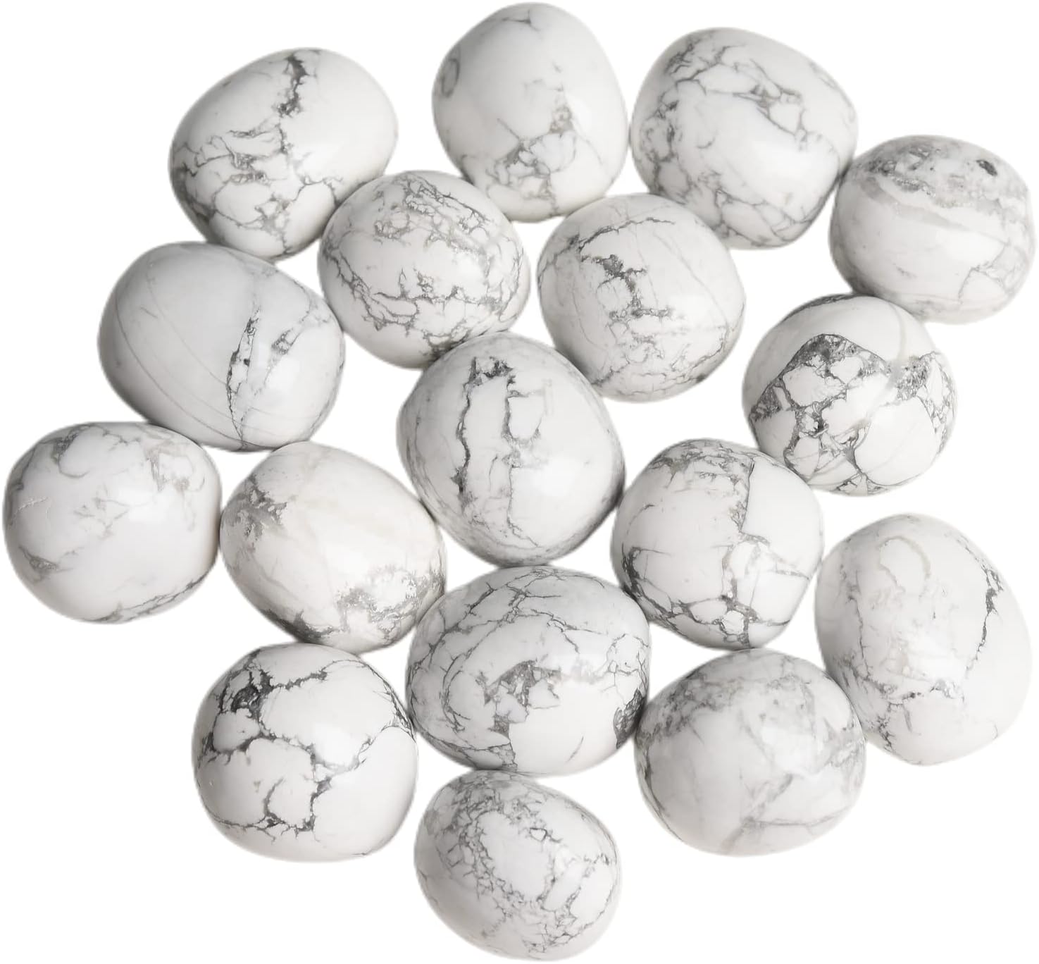 Hardscaping Materials - Ainuosen 1LB Natural Polished Tumble Crystals Stones,Decorative Glass Pebbles Marbles for vase Filler,Plant Rocks for pots Indoor,Aquarium Gravel for Fish Tank Decor(Turquoise 0.8-1in)