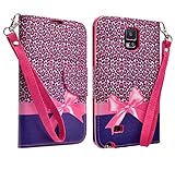 Samsung Galaxy Mega 2 Case - Wallet Folio ID Holder Pouch (MEGA 2 CHEETAH)