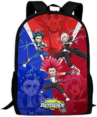 Amazon 学生用リュック ベイブレード リュックサック バックパック デイパック キッズバッグ 子供 男の子 女の子 通学 旅行 シューズ バッグ
