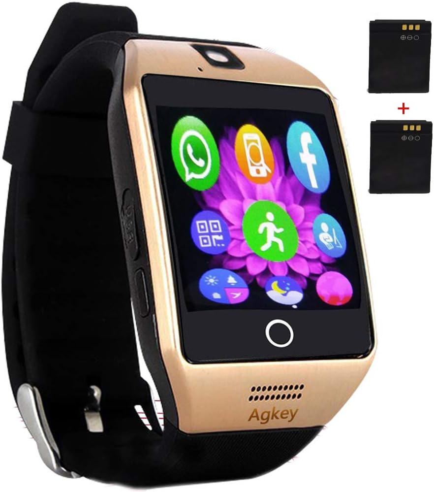 Smart Watch Touch Screen All-in-1 Smartwatch Wristwatch Unlocked Watch Phone with Camera Handsfree Call for Samsung S10 S9 S8 Plus S7 Edge S6 S5 J7 LG Huawei Motorola Android Phones Men Women Boys