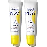 Supergoop! PLAY Lip Balm with Acai - 0.5 fl oz, Pack of 2 - SPF 30 PA+++ Broad Spectrum Sunscreen - Hydrating Honey, Shea Butter & Sunflower Seed Oil - Great for Active Days