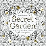 Secret Garden: An Inky Treasure Hunt and Coloring Book (For Adults, mindfulness coloring) by Johanna Basford