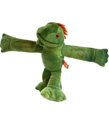 Wild Republic Huggers Red-Eyed Tree Frog Plush - Stuffed Animal With Slap Bracelet, Realistic Kids Toy
