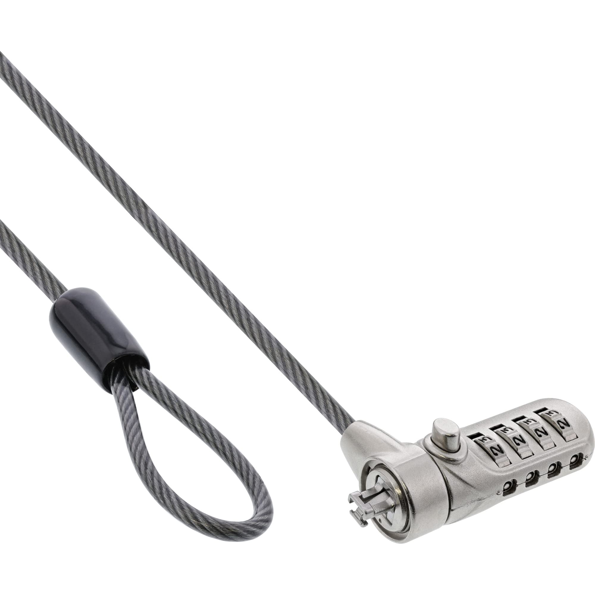 InLine 55702 Laptop Combination Security Lock (4.4 mm x 2 m)